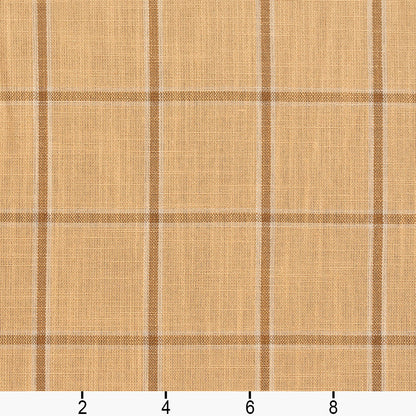 D135 Plaid Wheat Windowpane Gold & Yellow Charlotte Fabrics