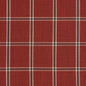 D136 Plaid Brick Windowpane Red & Burgundy Charlotte Fabrics