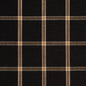 D138 Plaid Onyx Windowpane Black Charlotte Fabrics