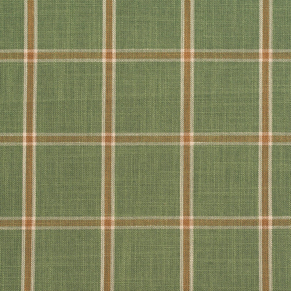 D140 Plaid Juniper Windowpane Green Charlotte Fabrics