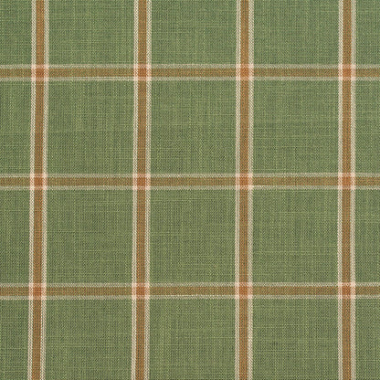 D140 Plaid Juniper Windowpane Green Charlotte Fabrics