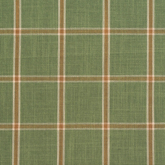 D140 Plaid Juniper Windowpane Green Charlotte Fabrics