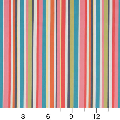 D1425 Stripe Festival Stripe Pink Charlotte Fabrics