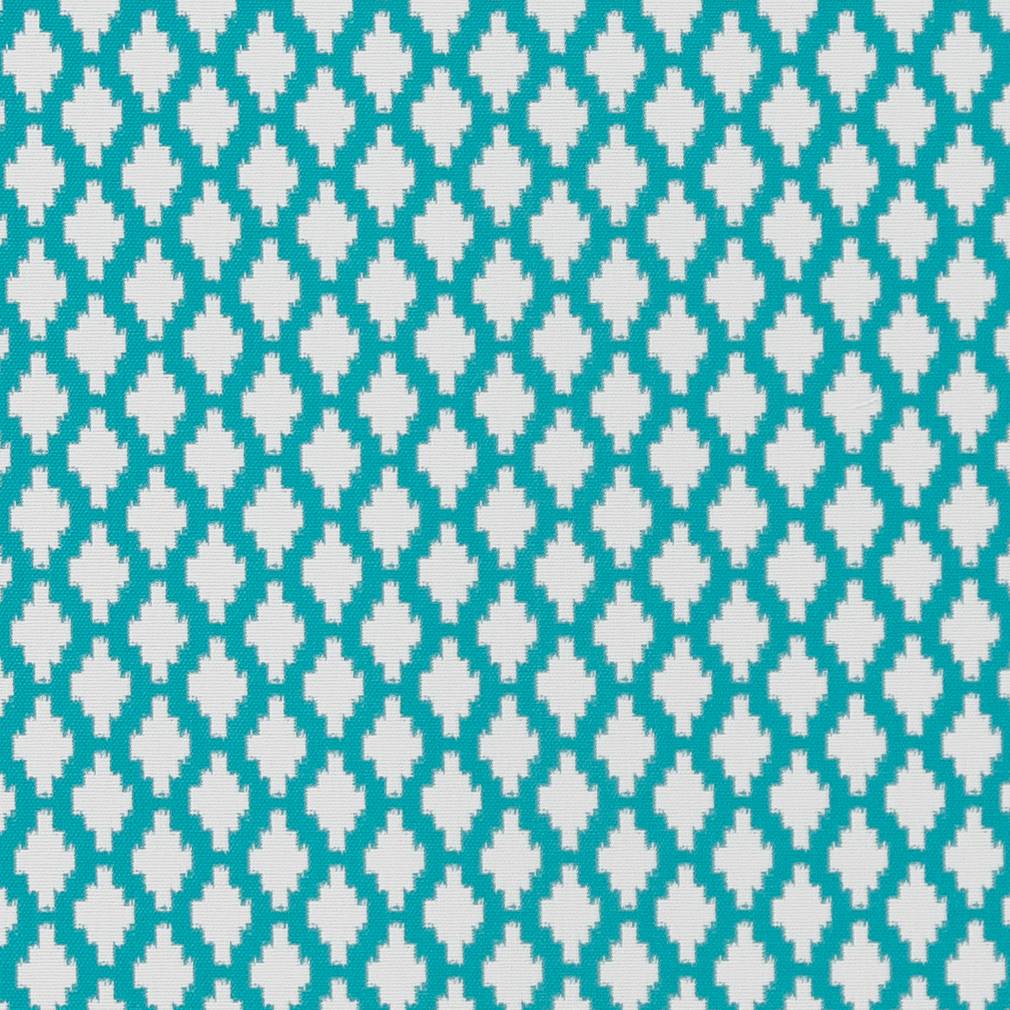D1426 Abstract & Geometric,Diamonds,Global Aqua Inca Aqua & Teal Charlotte Fabrics