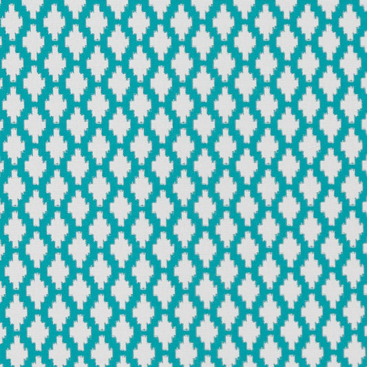 D1426 Abstract & Geometric,Diamonds,Global Aqua Inca Aqua & Teal Charlotte Fabrics