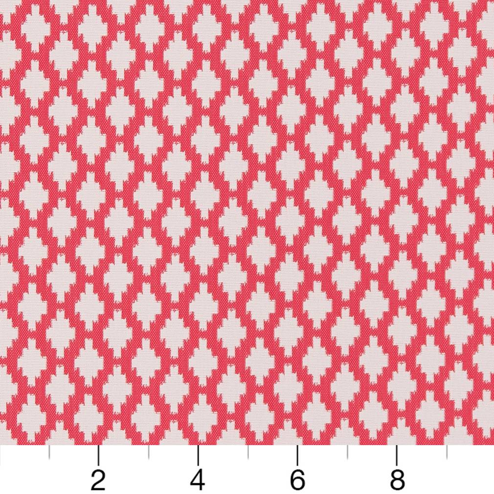 D1428 Abstract & Geometric,Diamonds,Global Punch Inca Pink Charlotte Fabrics