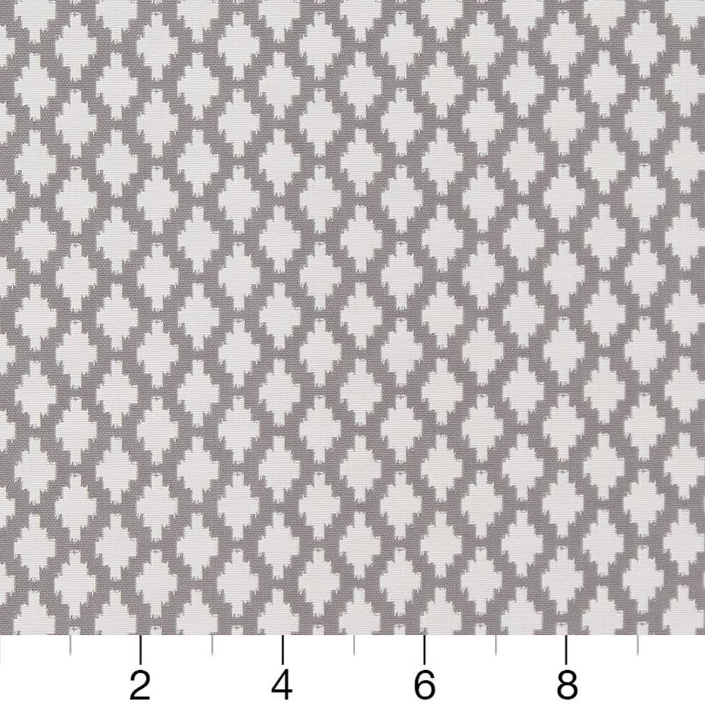D1430 Abstract & Geometric,Diamonds,Global Dolphin Inca Grey & Silver Charlotte Fabrics