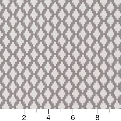 D1430 Abstract & Geometric,Diamonds,Global Dolphin Inca Grey & Silver Charlotte Fabrics
