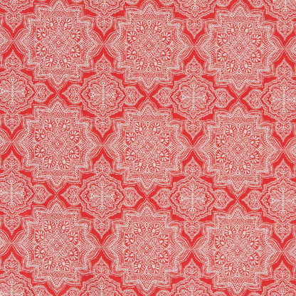 D1431 Abstract & Geometric,Global Fiesta Mandala Red & Burgundy Charlotte Fabrics