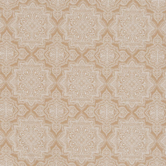 D1432 Abstract & Geometric,Global Sandstone Mandala Beige & Taupe Charlotte Fabrics