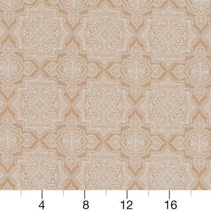 D1432 Abstract & Geometric,Global Sandstone Mandala Beige & Taupe Charlotte Fabrics