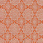 D1435 Abstract & Geometric,Global Tangerine Mandala Orange & Rust Charlotte Fabrics