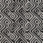 D1441 Abstract & Geometric Onyx Labyrinth Black Charlotte Fabrics