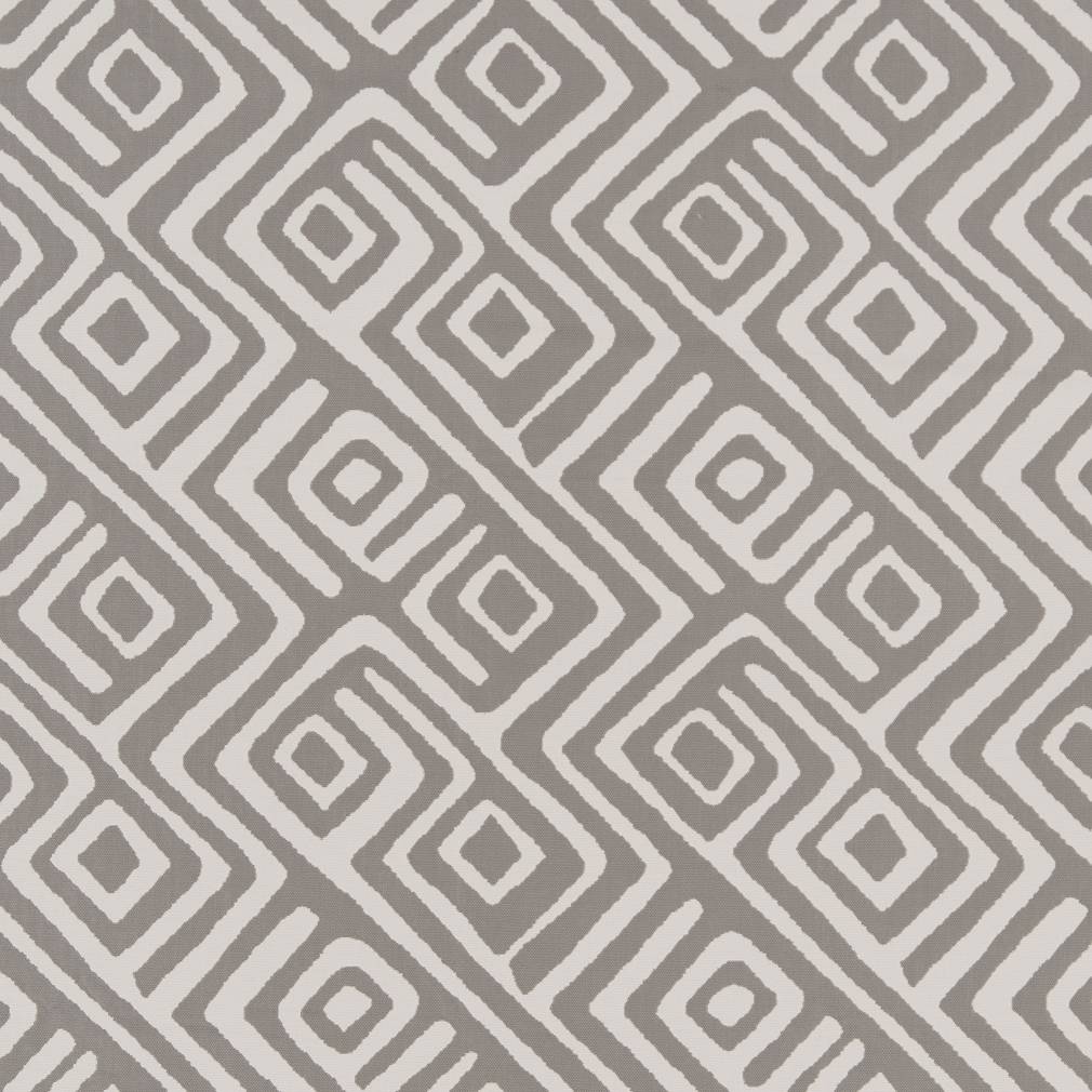 D1444 Abstract & Geometric Dolphin Labyrinth Grey & Silver Charlotte Fabrics