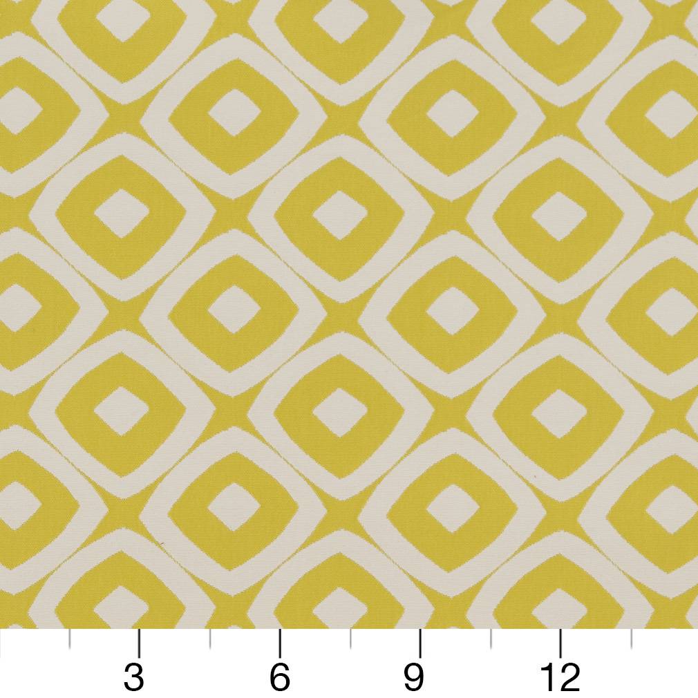 D1455 Abstract & Geometric Lime Mayan Green Charlotte Fabrics