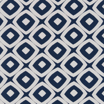 D1458 Abstract & Geometric Indigo Mayan Blue Charlotte Fabrics