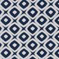 D1458 Abstract & Geometric Indigo Mayan Blue Charlotte Fabrics