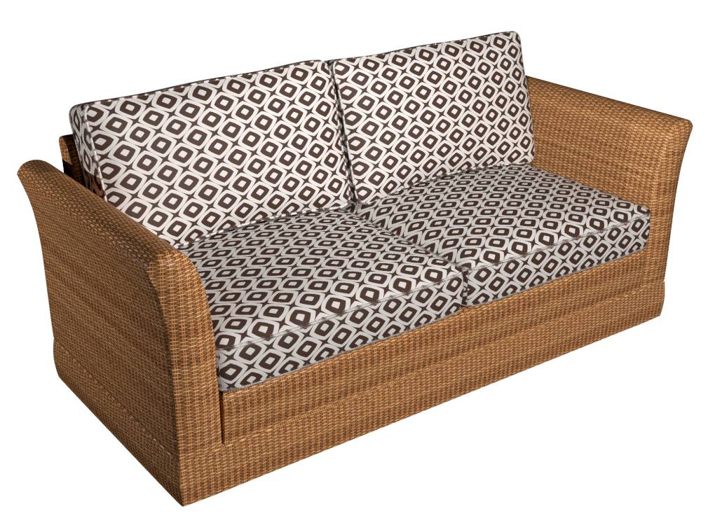 D1459 Abstract & Geometric Coconut Mayan Brown Charlotte Fabrics