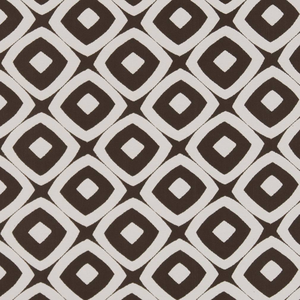 D1459 Abstract & Geometric Coconut Mayan Brown Charlotte Fabrics