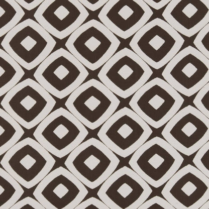 D1459 Abstract & Geometric Coconut Mayan Brown Charlotte Fabrics