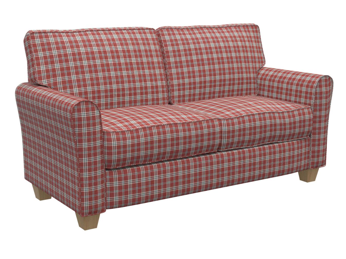 D150 Plaid Brick Tartan Red & Burgundy Charlotte Fabrics