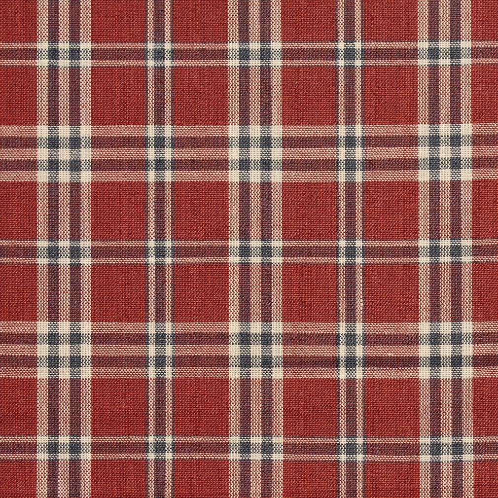 D150 Plaid Brick Tartan Red & Burgundy Charlotte Fabrics