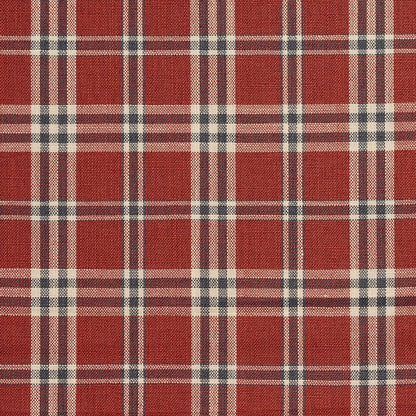 D150 Plaid Brick Tartan Red & Burgundy Charlotte Fabrics