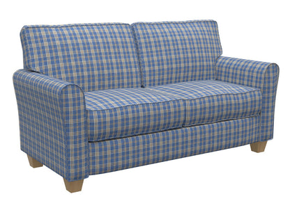 D151 Plaid Wedgewood Tartan Blue Charlotte Fabrics