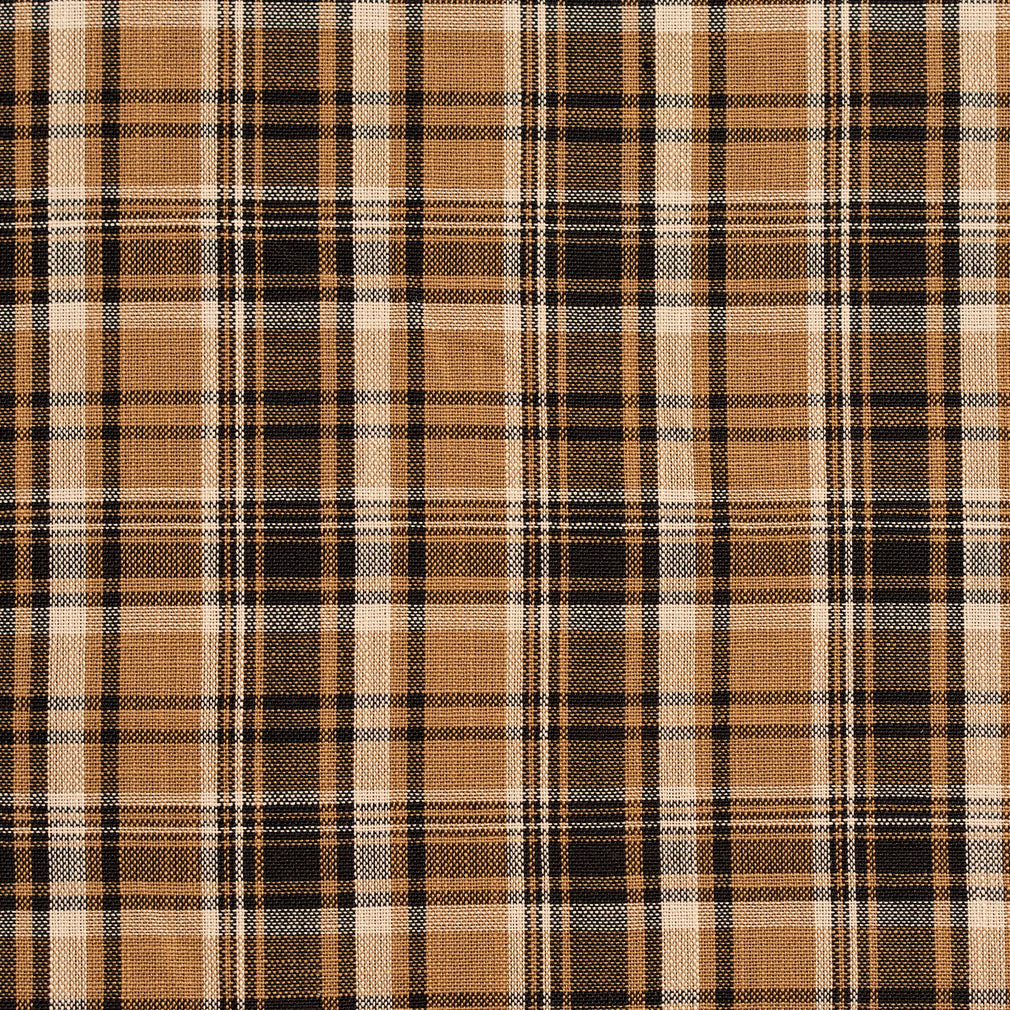 D152 Plaid Onyx Tartan Black,Brown Charlotte Fabrics