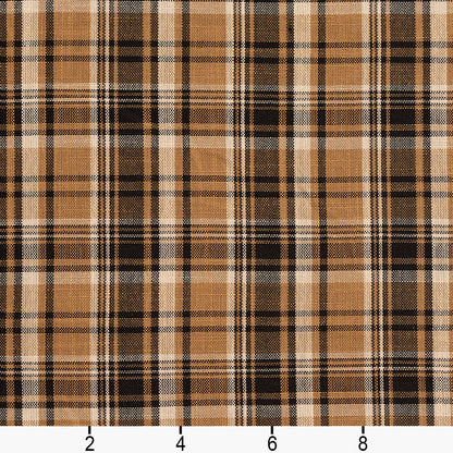 D152 Plaid Onyx Tartan Black,Brown Charlotte Fabrics