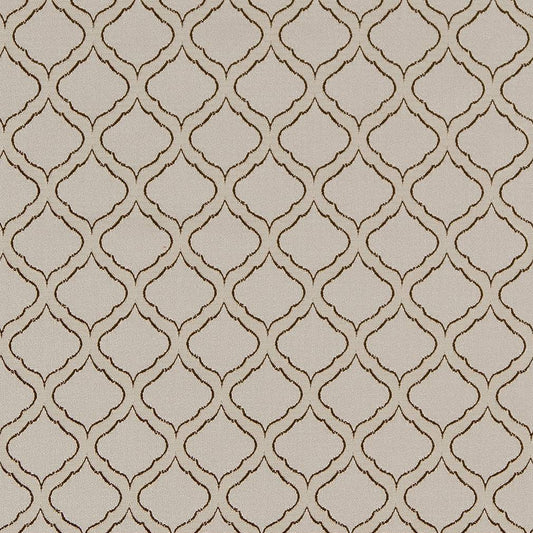 D1530 Abstract & Geometric,Small Scale Marble Ogee Brown Charlotte Fabrics