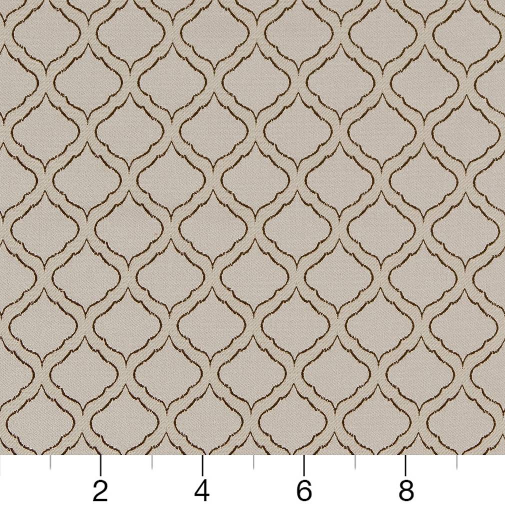 D1530 Abstract & Geometric,Small Scale Marble Ogee Brown Charlotte Fabrics