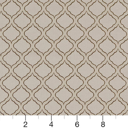 D1530 Abstract & Geometric,Small Scale Marble Ogee Brown Charlotte Fabrics