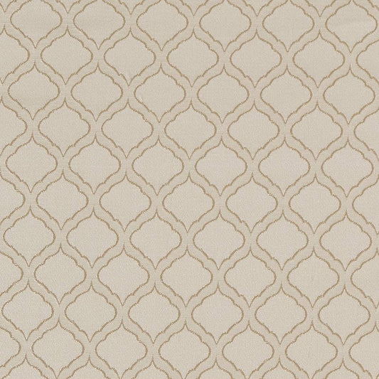 D1532 Abstract & Geometric,Small Scale Champagne Ogee Beige & Taupe Charlotte Fabrics