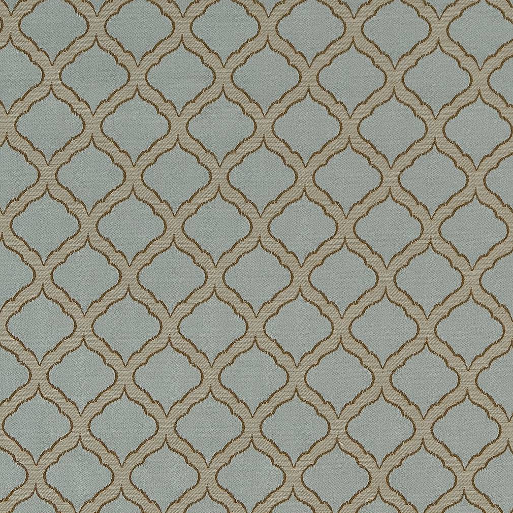 D1533 Abstract & Geometric,Small Scale Seaglass Ogee Aqua & Teal Charlotte Fabrics