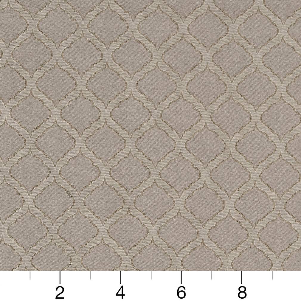 D1534 Abstract & Geometric,Small Scale Pewter Ogee Grey & Silver Charlotte Fabrics
