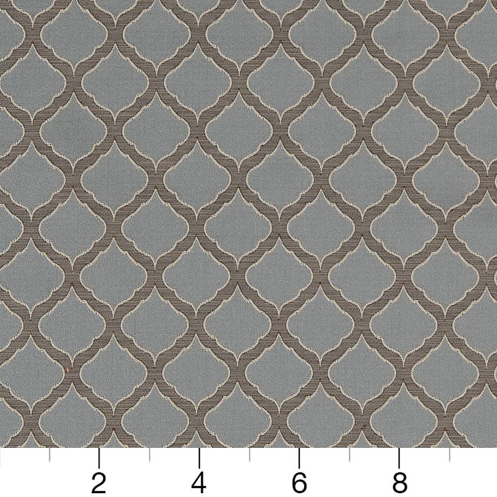 D1536 Abstract & Geometric,Small Scale Wedgewood Ogee Blue Charlotte Fabrics
