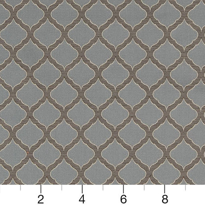 D1536 Abstract & Geometric,Small Scale Wedgewood Ogee Blue Charlotte Fabrics