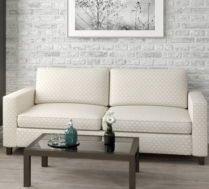 D1537 Abstract & Geometric,Small Scale Platinum Ogee Grey & Silver Charlotte Fabrics