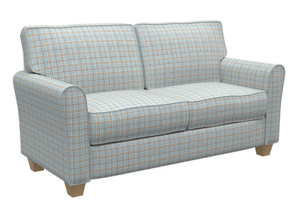D153 Plaid Cornflower Tartan Blue Charlotte Fabrics