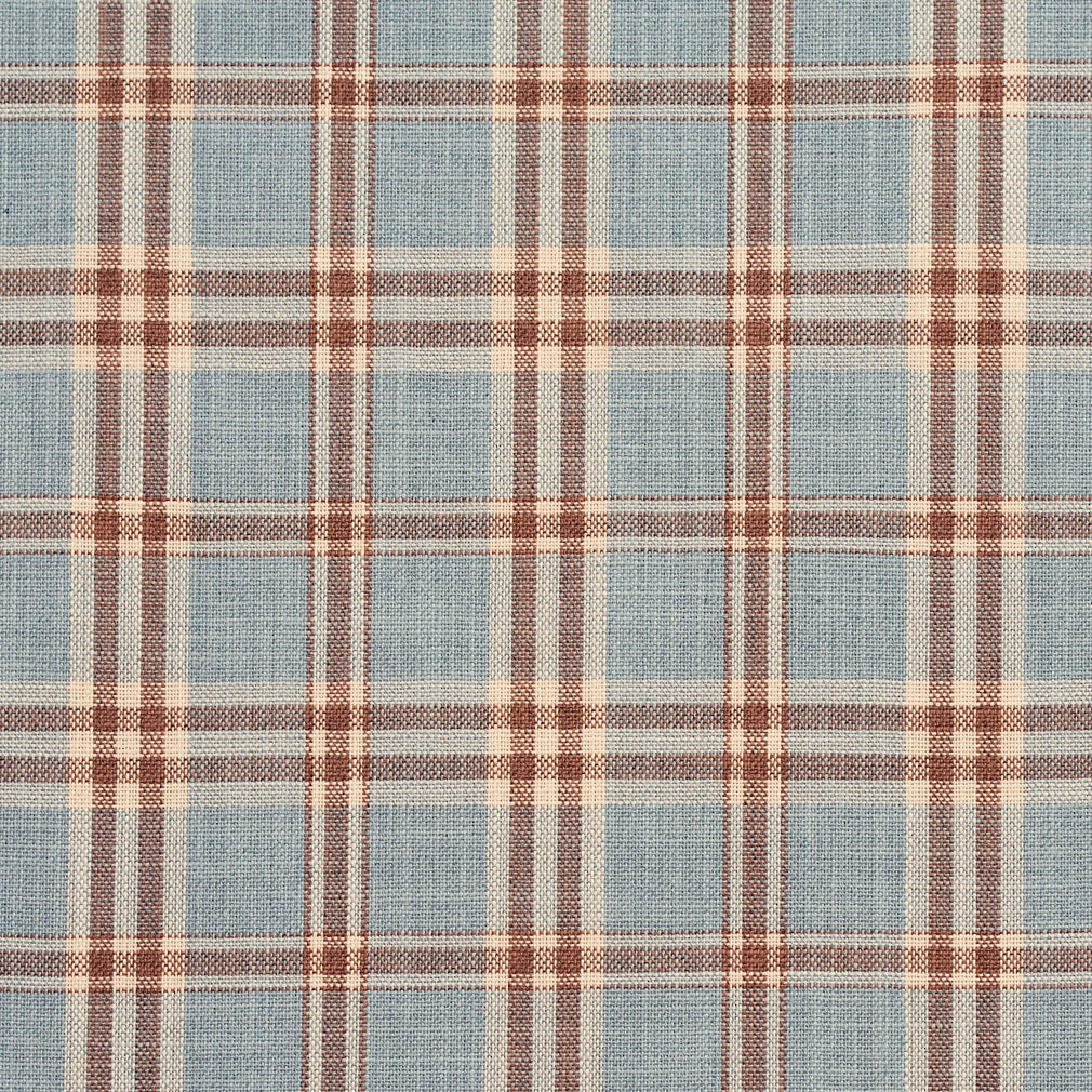 D153 Plaid Cornflower Tartan Blue Charlotte Fabrics