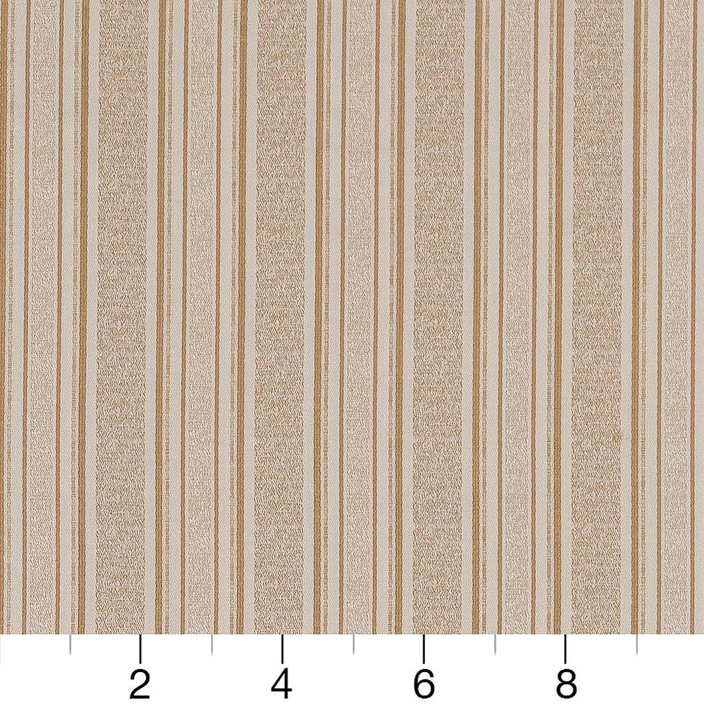 D1543 Stripe Parchment Stripe Beige & Taupe Charlotte Fabrics