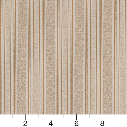 D1543 Stripe Parchment Stripe Beige & Taupe Charlotte Fabrics