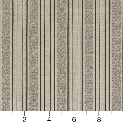 D1545 Stripe Platinum Stripe Grey & Silver Charlotte Fabrics