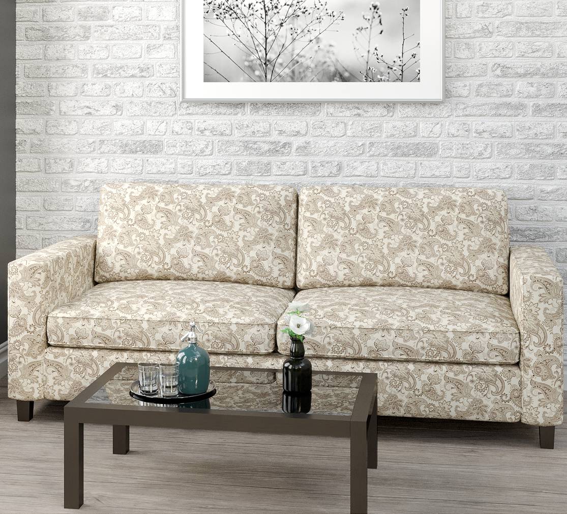 D1554 Floral,Paisley Marble Paisley Brown Charlotte Fabrics