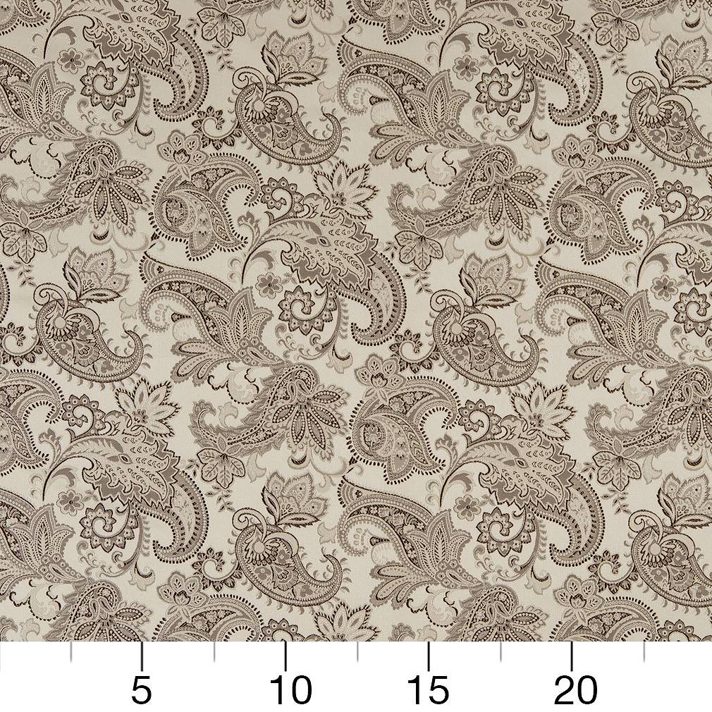 D1554 Floral,Paisley Marble Paisley Brown Charlotte Fabrics