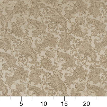 D1556 Floral,Paisley Champagne Paisley Beige & Taupe Charlotte Fabrics