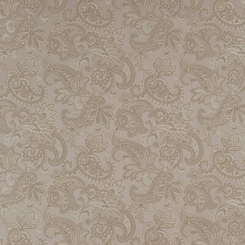 D1558 Floral,Paisley Pewter Paisley Grey & Silver Charlotte Fabrics