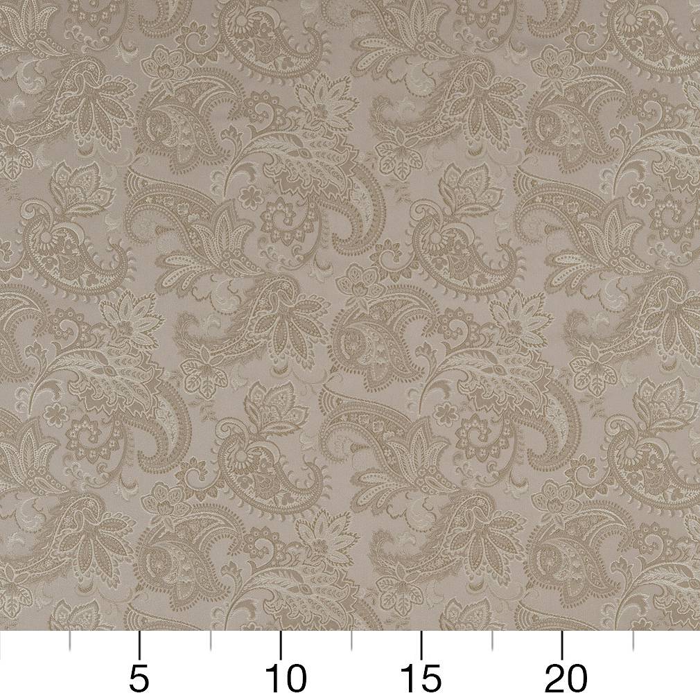 D1558 Floral,Paisley Pewter Paisley Grey & Silver Charlotte Fabrics