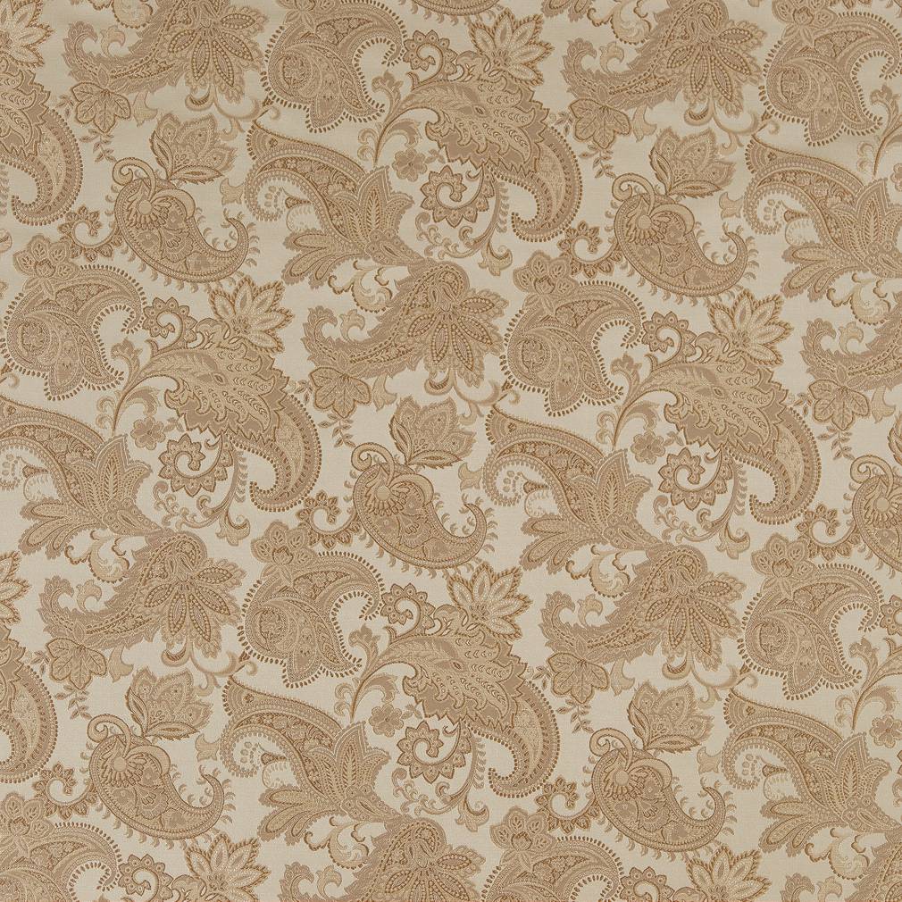 D1559 Floral,Paisley Parchment Paisley Beige & Taupe Charlotte Fabrics